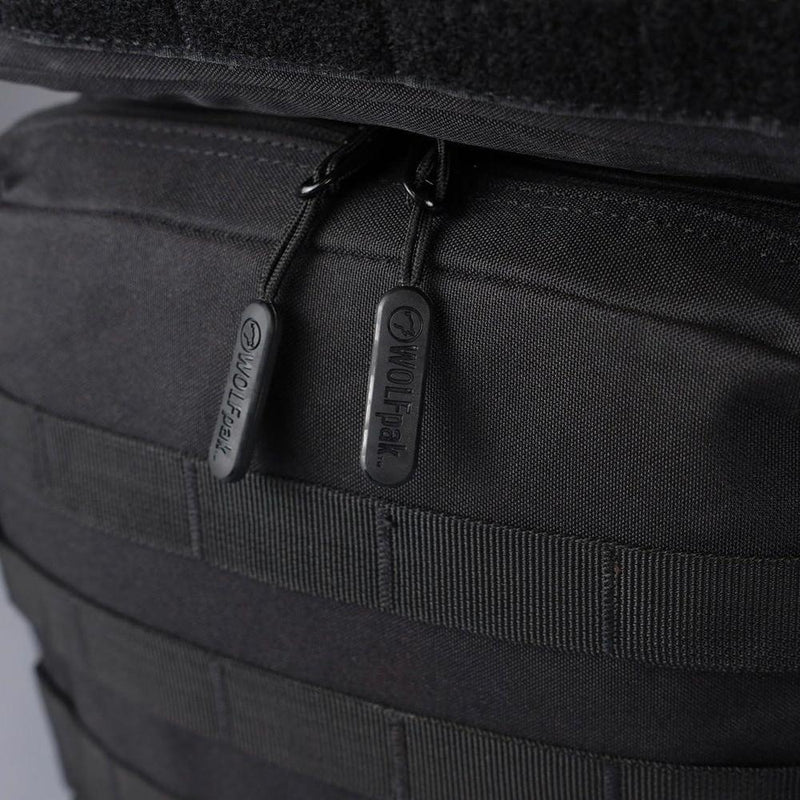WOLFpak Mochila táctica de negro alfa 45L para acampada y senderismo