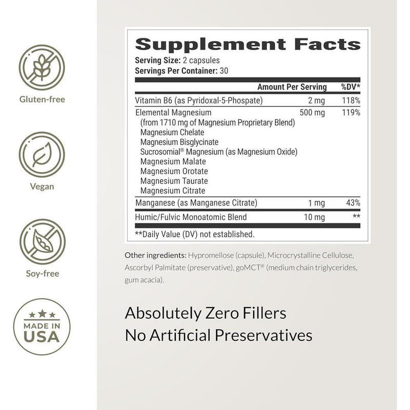 BIOptimizers Magnesium Breakthrough con 7 Formas: Glicinato, Malato, Citrato - Apoyo para Sueño y Función Cognitiva