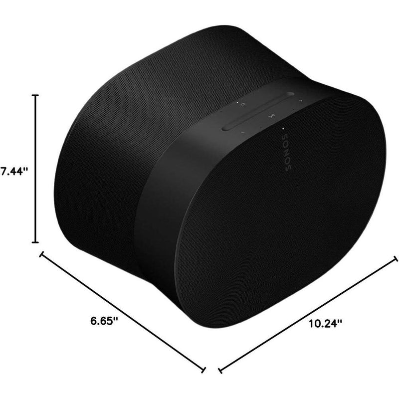 Sonos Era 300 Negro, altavoz inteligente inalámbrico con Alexa y Dolby Atmos para audio espacial de alta calidad, paquete de 2