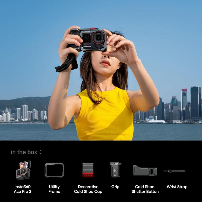 Cámara Inst360 Ace Pro 2 Xplorer 8K, resistente al agua, co-desarrollada con Leica, con tecnología avanzada para capturas en condiciones extremas