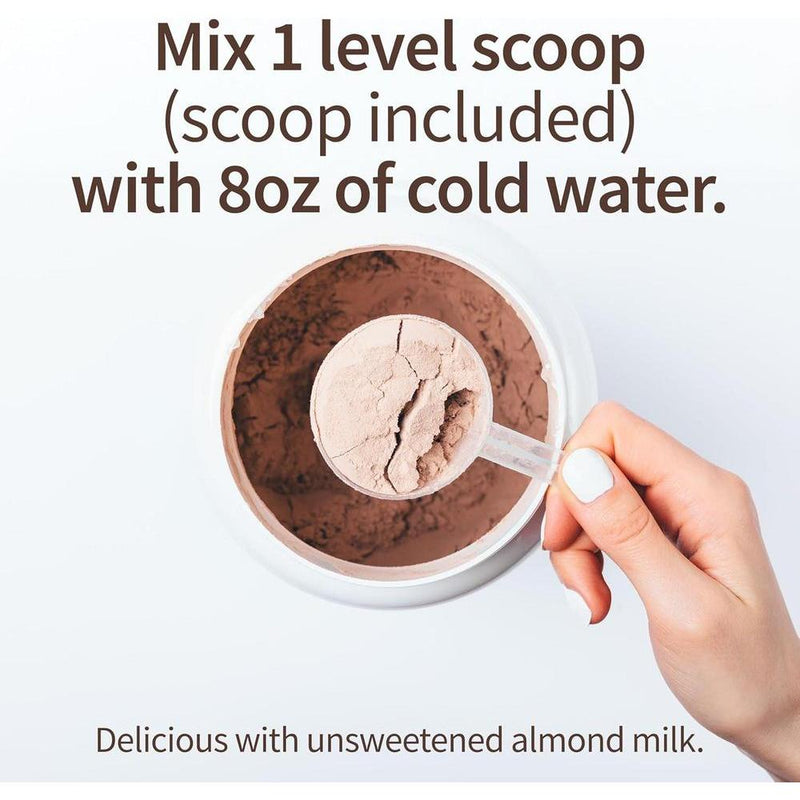 Batido de proteína orgánica Garden of Life sabor chocolate, alto en proteína y fibra, libre de lácteos y sin gluten