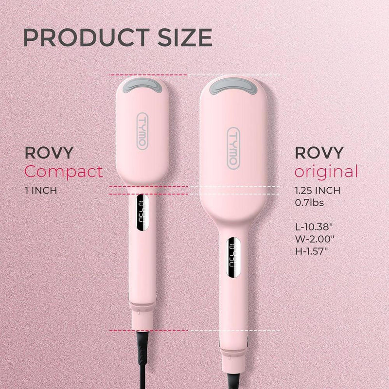 TYMO ROVY Rizador de pelo iónico con 3 barriles de cerámica, doble voltaje, antiquemaduras, fácil para crear ondas de playa