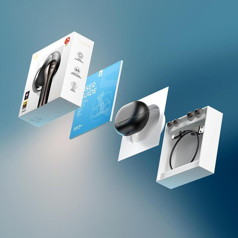 Soundpeats Air5 Pro Auriculares Inalámbricos Con Cancelación De Ruido, Sonido Snapdragon, 6 Micrófonos AI