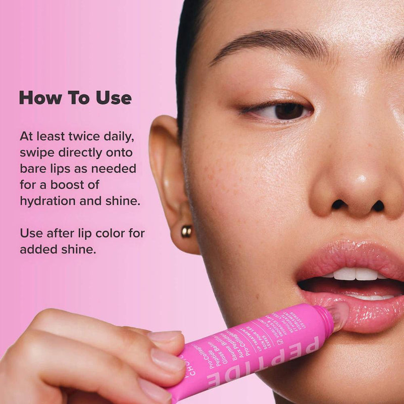 Peptide Plumping Gloss Balm Dúo Set de Regalo para Labios Hidratados y Más Llenos