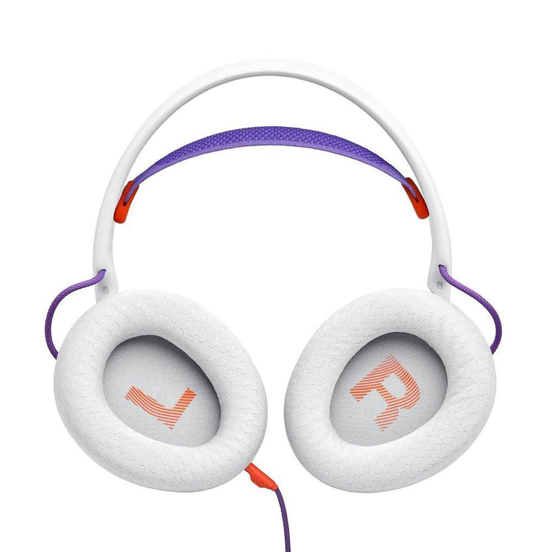 JBL Quantum 250 - Auriculares Gaming Multiplataforma con Sonido Espacial y Micrófono con Cancelación de Ruido, Diseño Cómodo