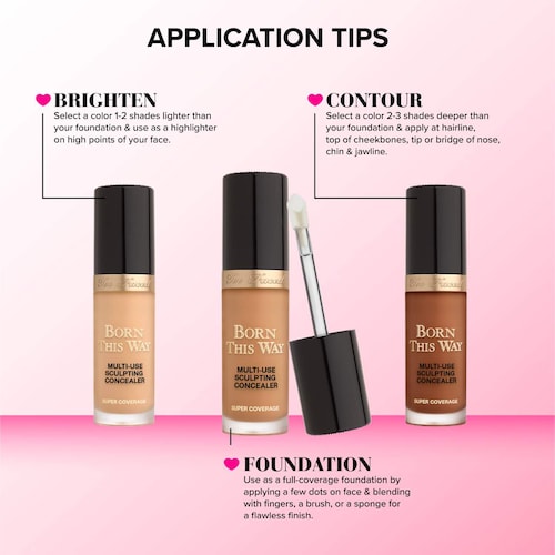 Born This Way Corrector Multiusos de Súper Cobertura con Ácido Hialurónico