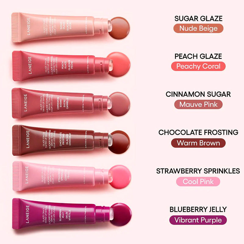 Glaze Craze Sérum Labial con Polipéptidos y Color