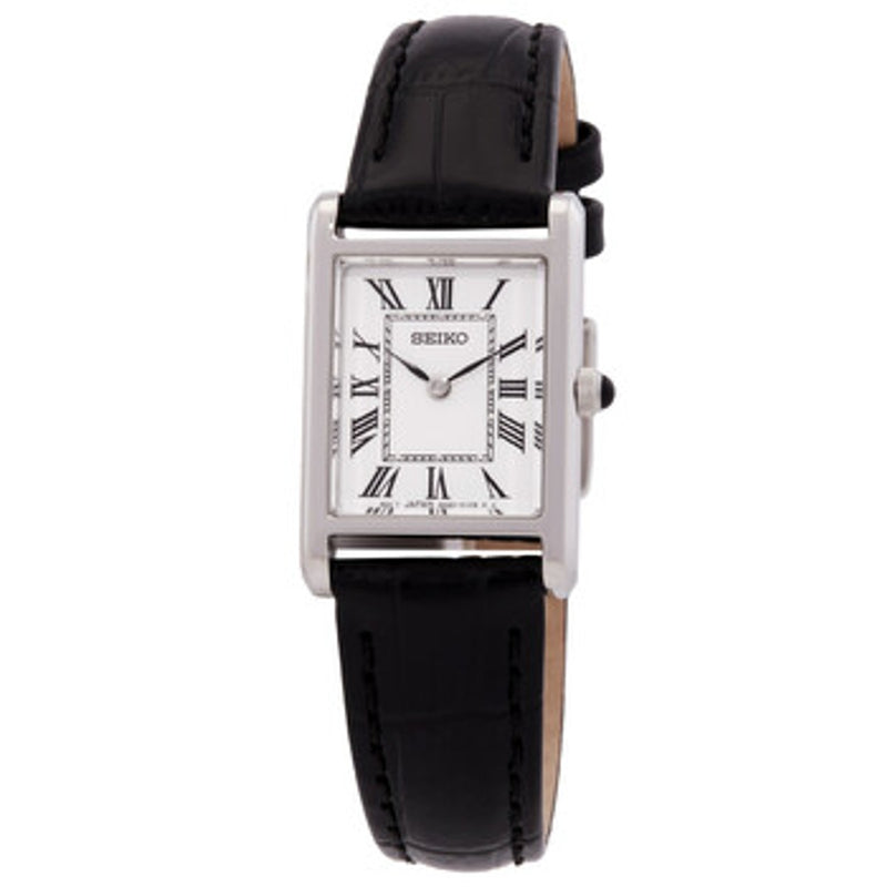 Seiko Classic Quartz White Dial Men's Watch SWR103P1