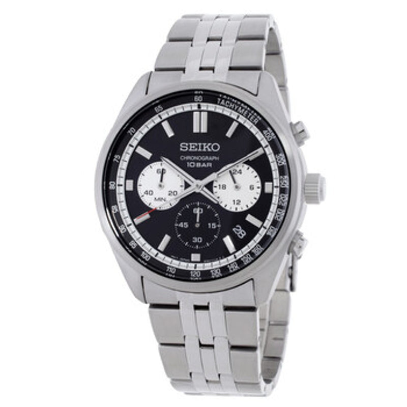 Seiko Motorsports Chronograph Quartz Silver Dial Men's Watch SSB425P1