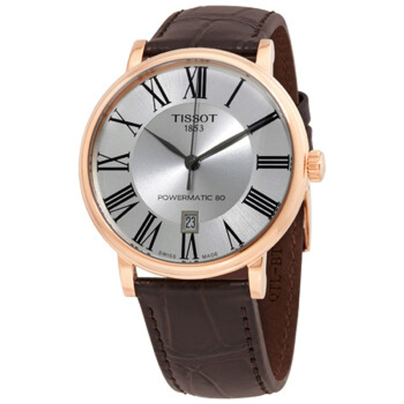Tissot Carson Premium Powermatic 80 Automatic White Dial Men's Watch