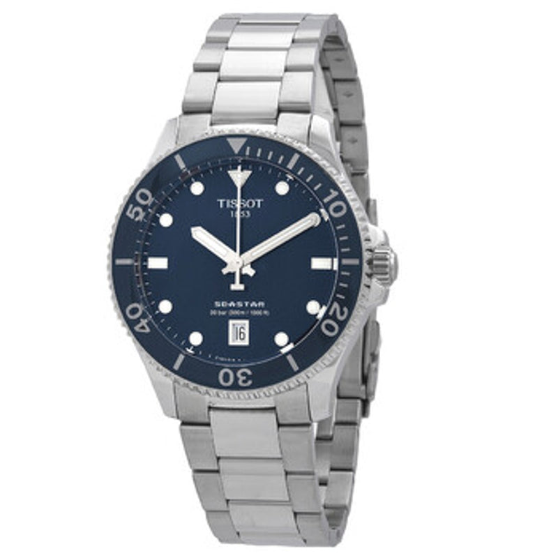Tissot SEASTAR 1000 POWERMATIC 80 Automatic Blue Dial Men's Watch T120.407.11.041.03