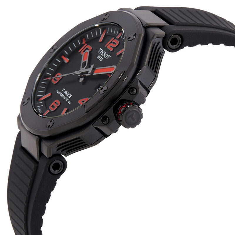 Tissot T-Race Powermatic 80 Automatic Black Dial Men's Watch T1418073705700