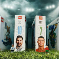 Pack Leyendas del futbol (LEGO Lionel Messi + Lego Cristiano Ronaldo + LEGO Kylian Mbappe + Lego Vinicius Junior)