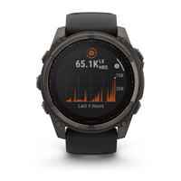 Garmin Fenix 8 - Sapphire Solar - Titanium Carbon Gray
