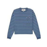ZARA CAMISETA RAYAS BOLSILLO BORDADOS