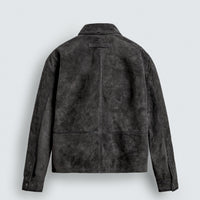Cazadora Relaxed Fit Piel Serraje Zara