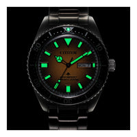 Citizen Reloj Promaster Dive automático de acero inoxidable, resist. al agua, fecha de día, para hombre, moderno amarillo