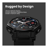 Amazfit T-Rex 3 Pro - Reloj inteligente ultra resistente con pantalla de zafiro, GPS preciso y batería de 25 días