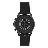 Fossil Reloj inteligente pantalla táctil Gen 6, 4.39 cm con Alexa, frecuencia cardíaca, oxígeno en sangre, GPS, pagos sin contacto, Negro