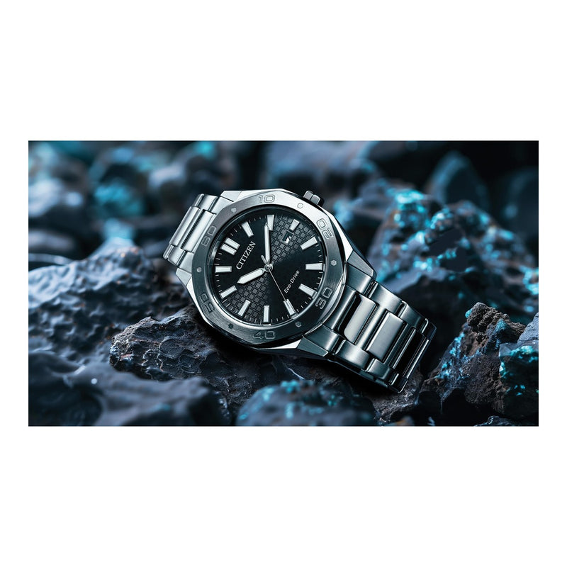 Reloj Citizen para Hombre con Tecnología Eco-Drive, Acero Inoxidable, 3 Manecillas, Fecha, Resistente al Agua