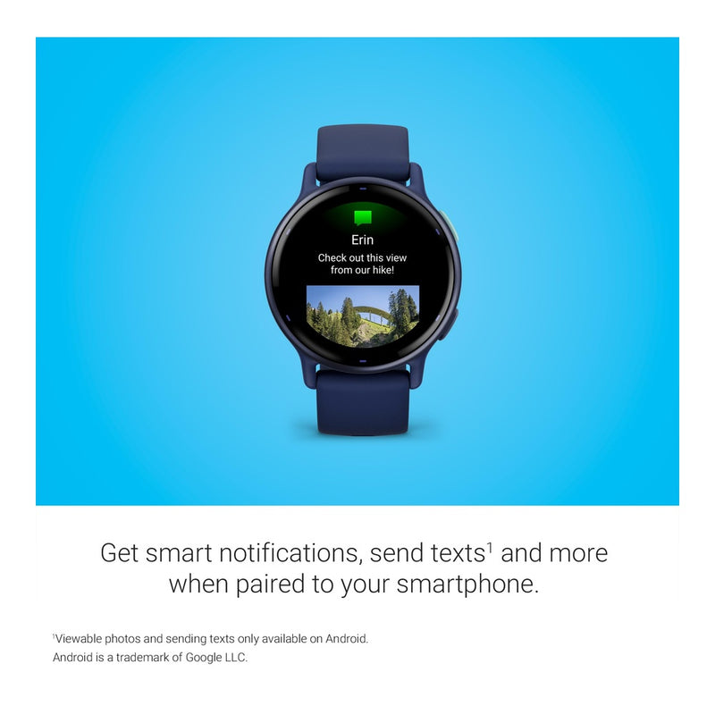 Garmin Vívoactive 5 - Navy — Smartwatch GPS AMOLED, hasta 11 días de batería