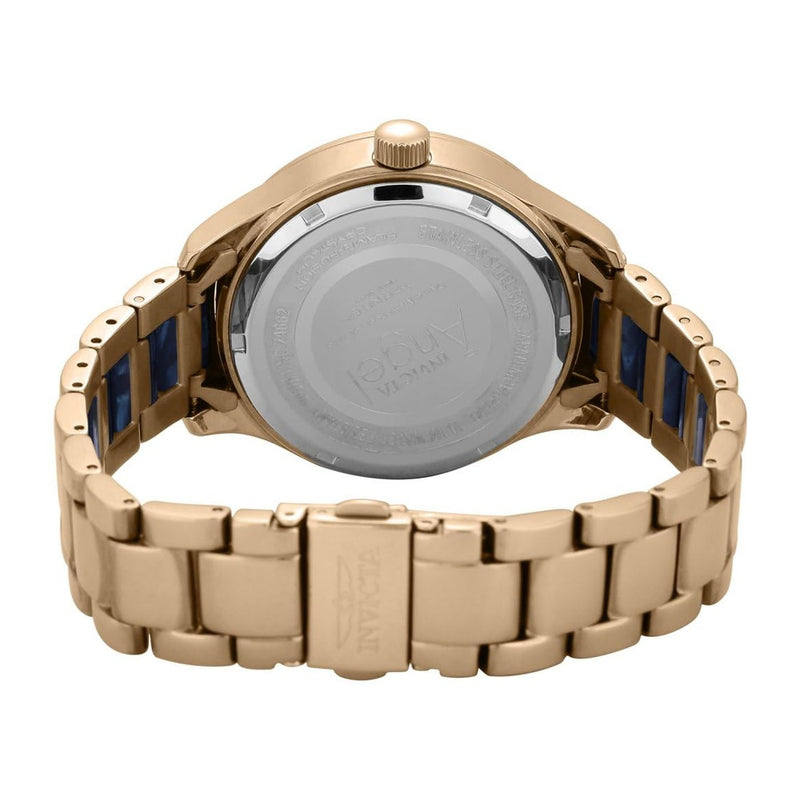 Invicta Reloj de dos tonos con pantalla analógica para mujer con movimiento de cuarzo y resistencia al agua