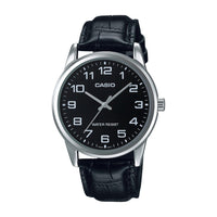 Reloj de pulsera Casio para hombre MTP-V001L-1BUDF en blanco con movimiento de cuarzo y resistencia al agua