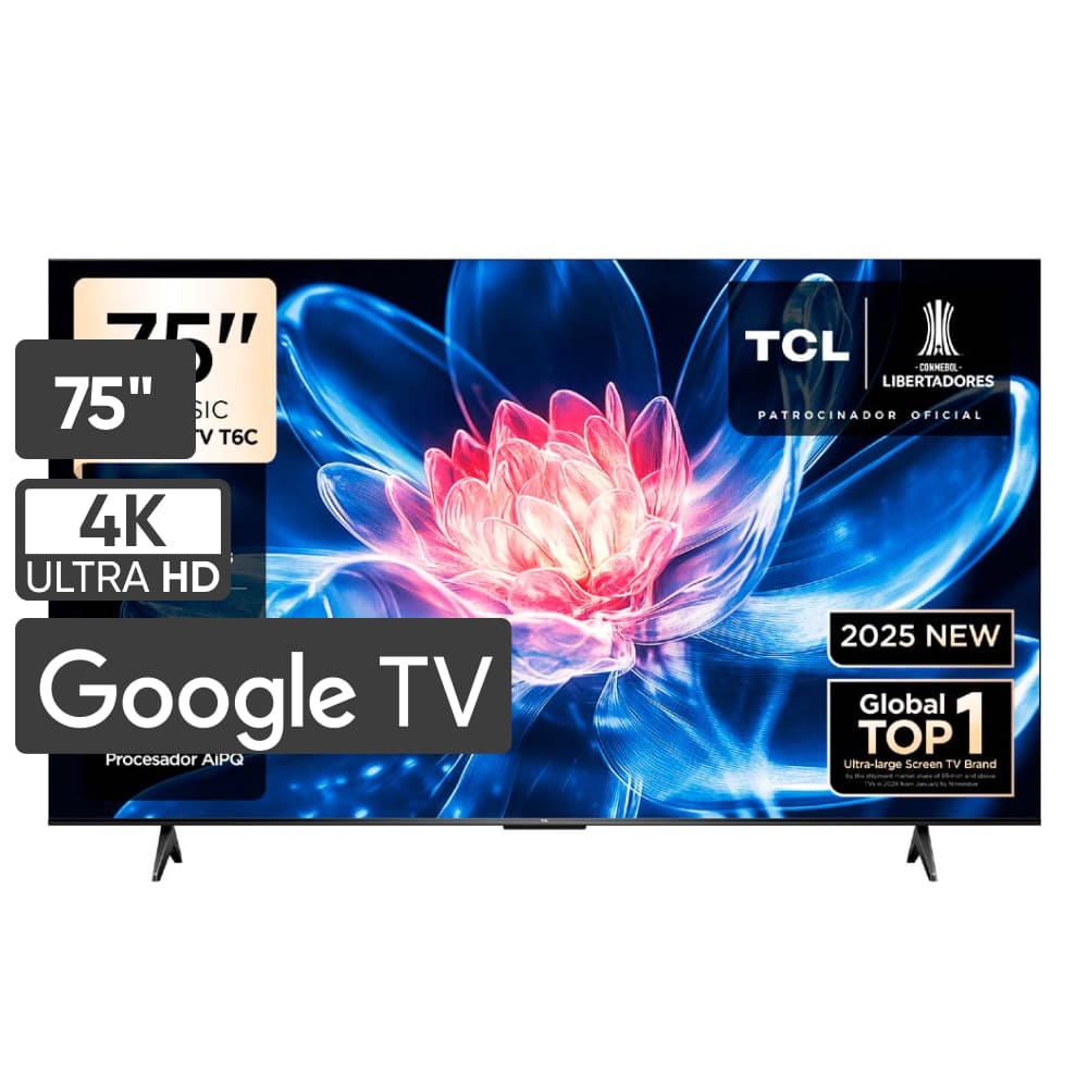 Televisor TCL QLED 75" UHD 4K Smart TV 75t6c