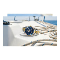 Bulova 98B230 Marine Star Reloj de Cuarzo Japonés con Cronógrafo Bicolor para Hombre
