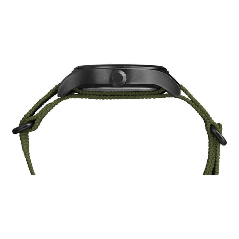 Reloj Scout Expedition Timex para hombre con correa verde resistente al agua y manecillas luminosas