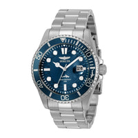 Invicta Reloj de cuarzo Pro Diver para hombre, plateado, de acero inoxidable, sumergible hasta 100 metros