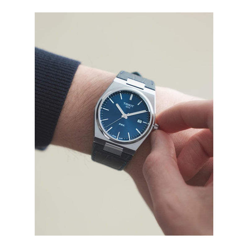 Reloj Tissot PRX Cuarzo - Esfera Azul - 40mm