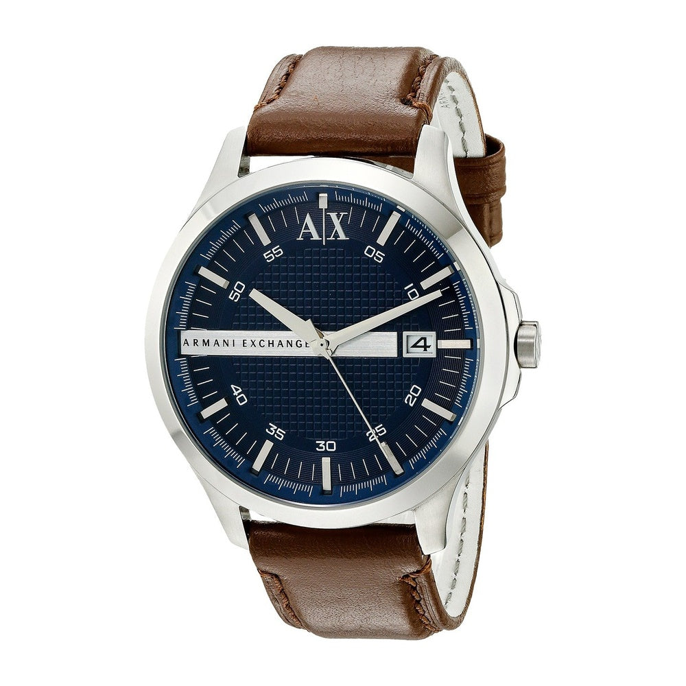 Armani Exchange - Reloj de cuarzo elegante de acero inoxidable para hombre, ideal para cualquier ocasión de vestir