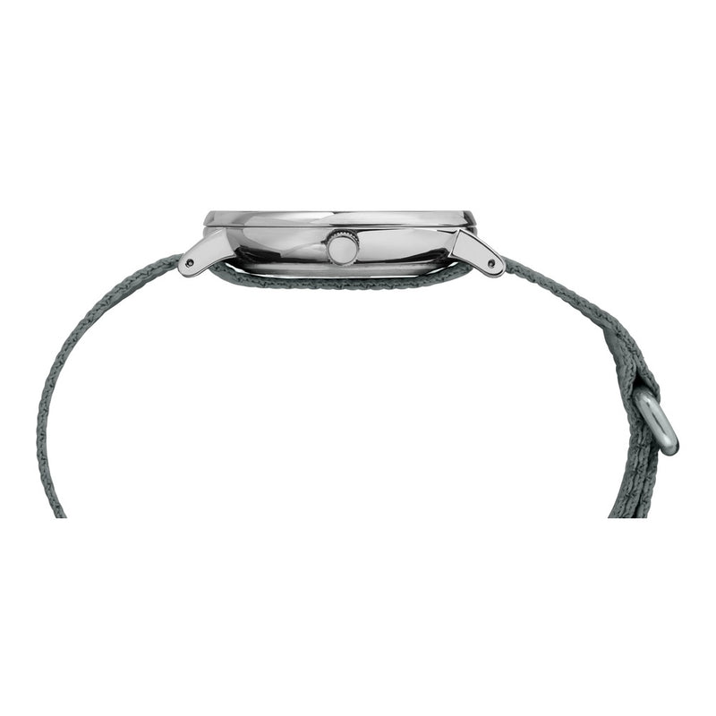Reloj Timex Weekender Unisex con luz INDIGLO, correa de nailon ajustable, esfera gris y resistencia al agua