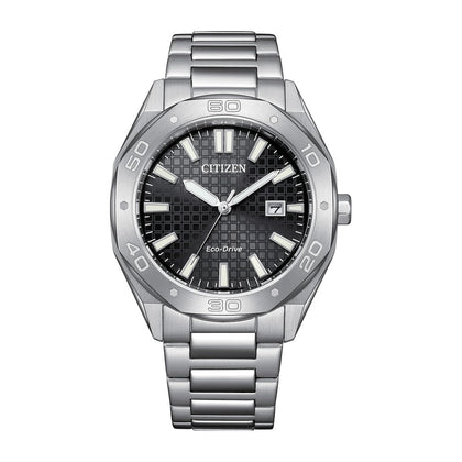 Reloj Citizen para Hombre con Tecnología Eco-Drive, Acero Inoxidable, 3 Manecillas, Fecha, Resistente al Agua