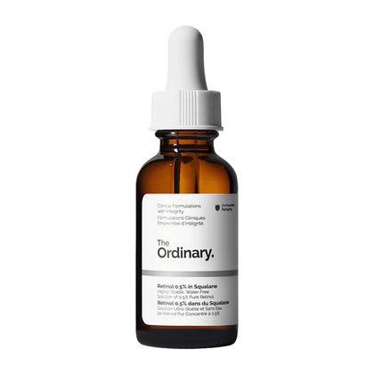 Retinol 0.5% en Escualano 1oz / 30ml - (Sin caja)