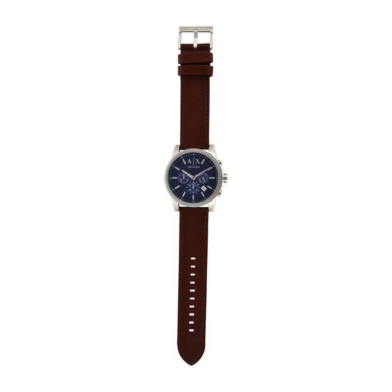 Reloj cronógrafo para hombre Armani Exchange con correa de piel de becerro, elegante y funcional