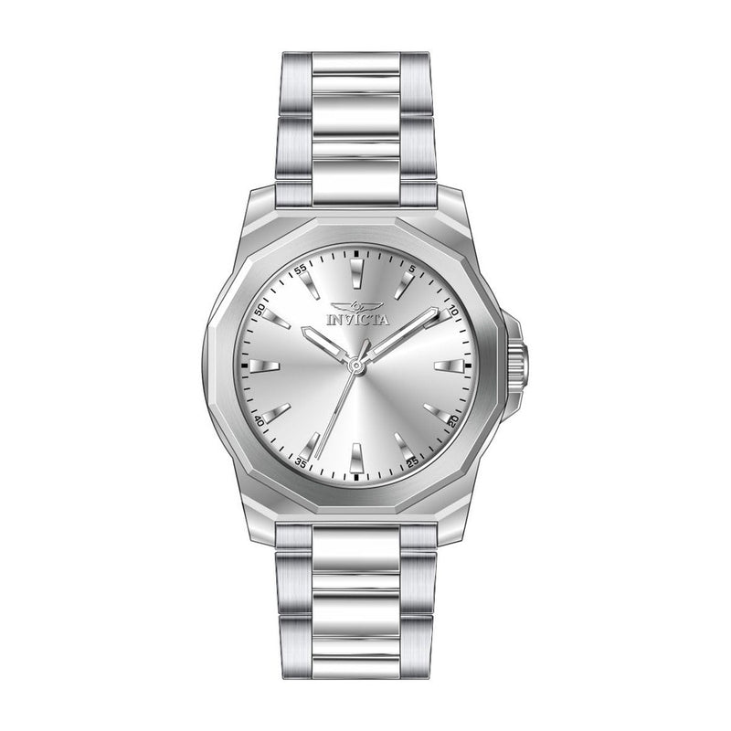 Invicta Speedway Reloj de cuarzo para hombre con correa de acero inoxidable y cierre de botón plegable