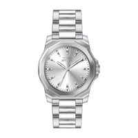 Invicta Speedway Reloj de cuarzo para hombre con correa de acero inoxidable y cierre de botón plegable
