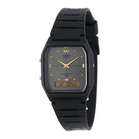 Reloj Casio Ana-Digi para hombre con alarma, fecha/mes, resistente al agua con diseño retro y pantalla analógico-digital