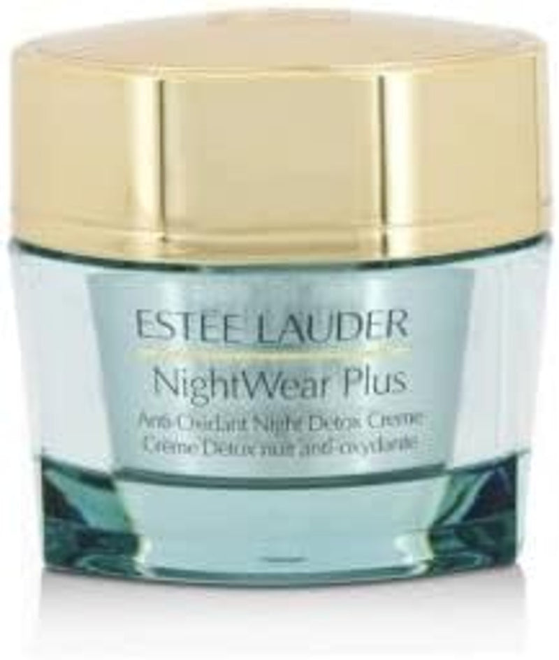 Estée Lauder NightWear Plus Anti-Oxidant Night Detox Cream Face Moisturizer for Anti Aging, 1.7 Ounce