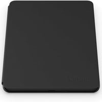 Kindle Colorsoft Essentials Bundle including Kindle Colorsoft (16 GB) – With color display - Black, Plant-Based Leather Cover-Black and Power Adapter