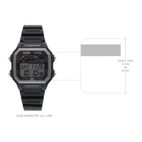Reloj Casio Serie WS1600H con diseño deportivo, cronómetro, temporizador, luz LED y resistencia al agua, alarma, calendario y batería de larga duración