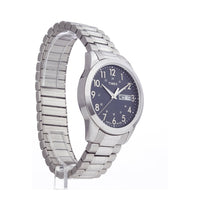 Reloj de pulsera Timex para hombre con caja de acero inoxidable y funciones de calendario y resistencia al agua