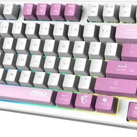 MSI Forge GK600 TKL Wireless VIOLET Gaming Keyboard