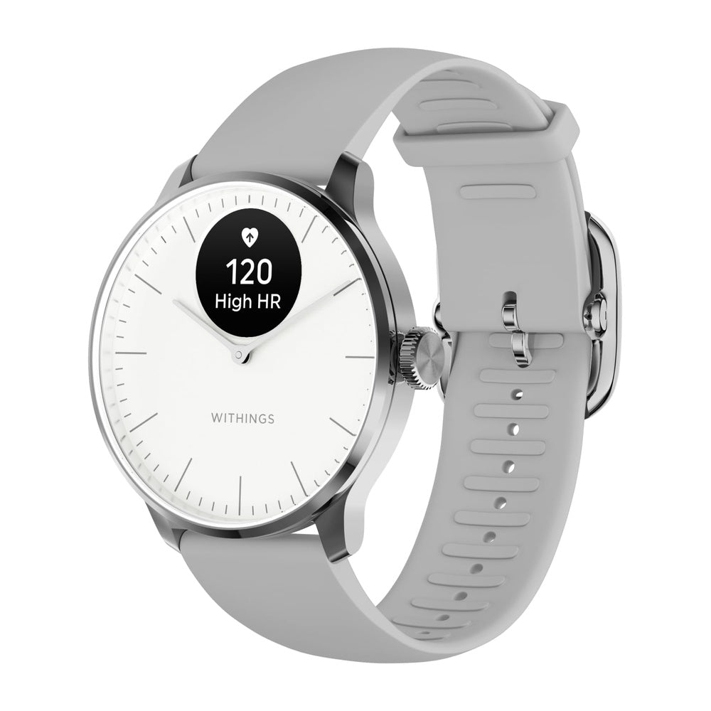 Withings ScanWatch Light - Reloj Inteligente Híbrido Con Monitoreo Cardíaco, Fitness, Ciclo Y Sueño