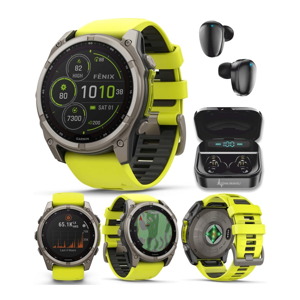 Garmin Fenix 8 Smartwatch Solar Sapphire Gps Bluetooth 64gb