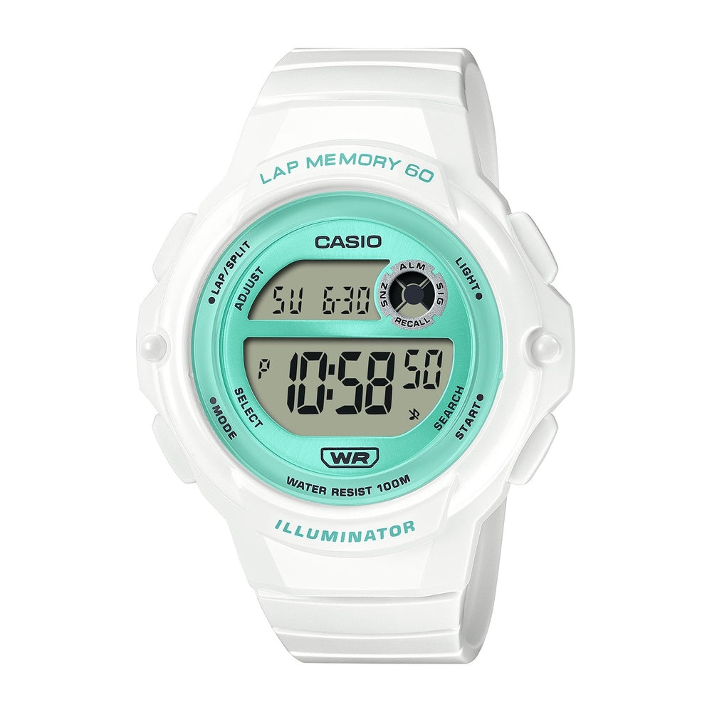Reloj digital Casio LWS-1200H Series resistente al agua, con cronómetro, temporizador, luz LED y alarma para uso deportivo