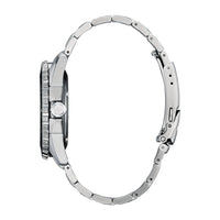 Citizen Eco-Dive Promaster Dive, reloj de pulsera de acero inoxidable plateado para hombre con esfera verde, 3 manecillas y calendario