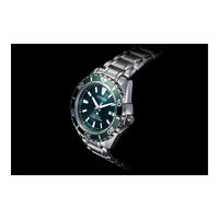 Citizen Eco-Dive Promaster Dive, reloj de pulsera de acero inoxidable plateado para hombre con esfera verde, 3 manecillas y calendario